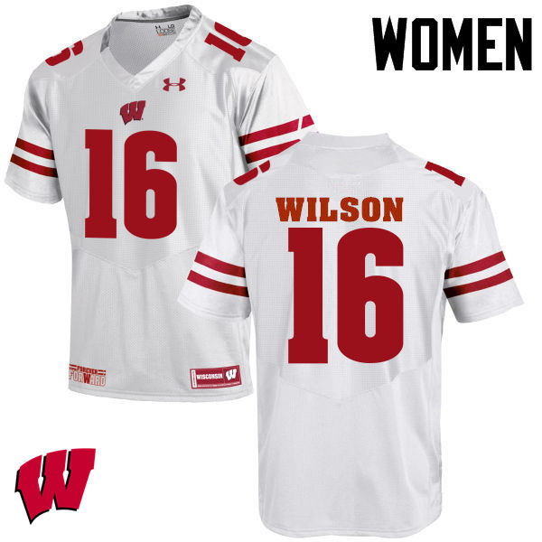 Wisconsin Badgers Under Armour Red Russell Wilson Replica NFLPA Jersey